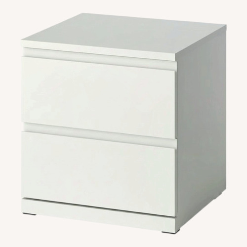 Used IKEA STORKLINTA 2-Drawer Chest, White for sale on AptDeco