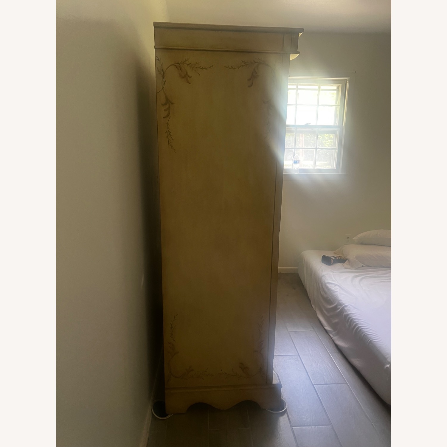 Natural Wood Armoire - image-3