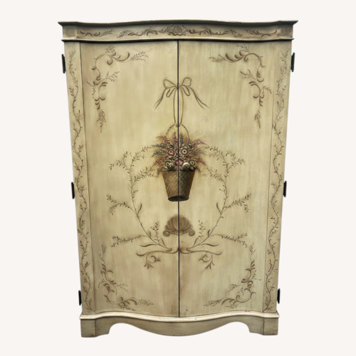 Used Natural Wood Armoire for sale on AptDeco