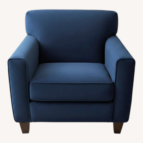 Used Blue Fabric Armchair for sale on AptDeco