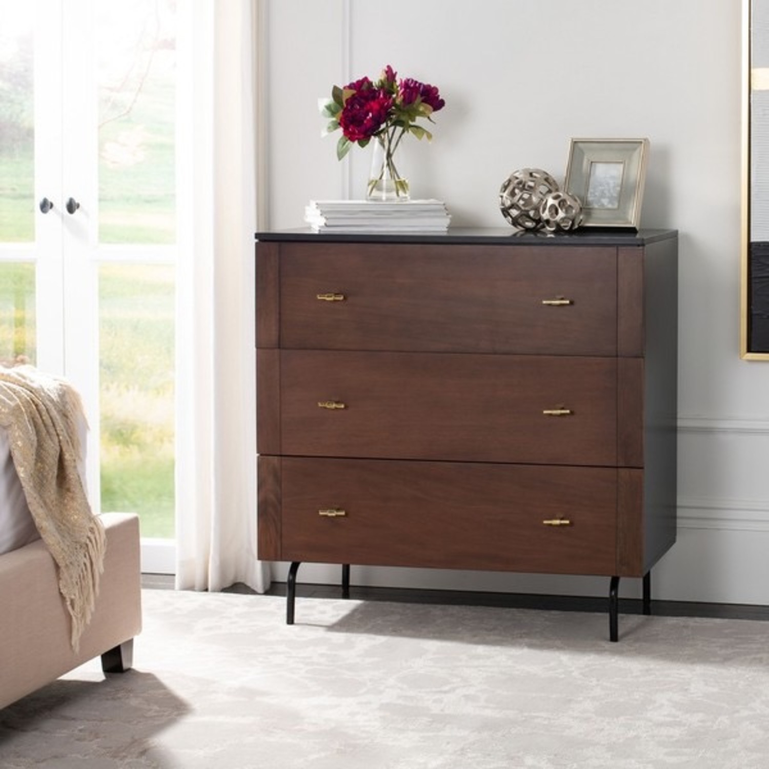 Safavieh Genevieve 3 Drawers Wood Dresser - image-2
