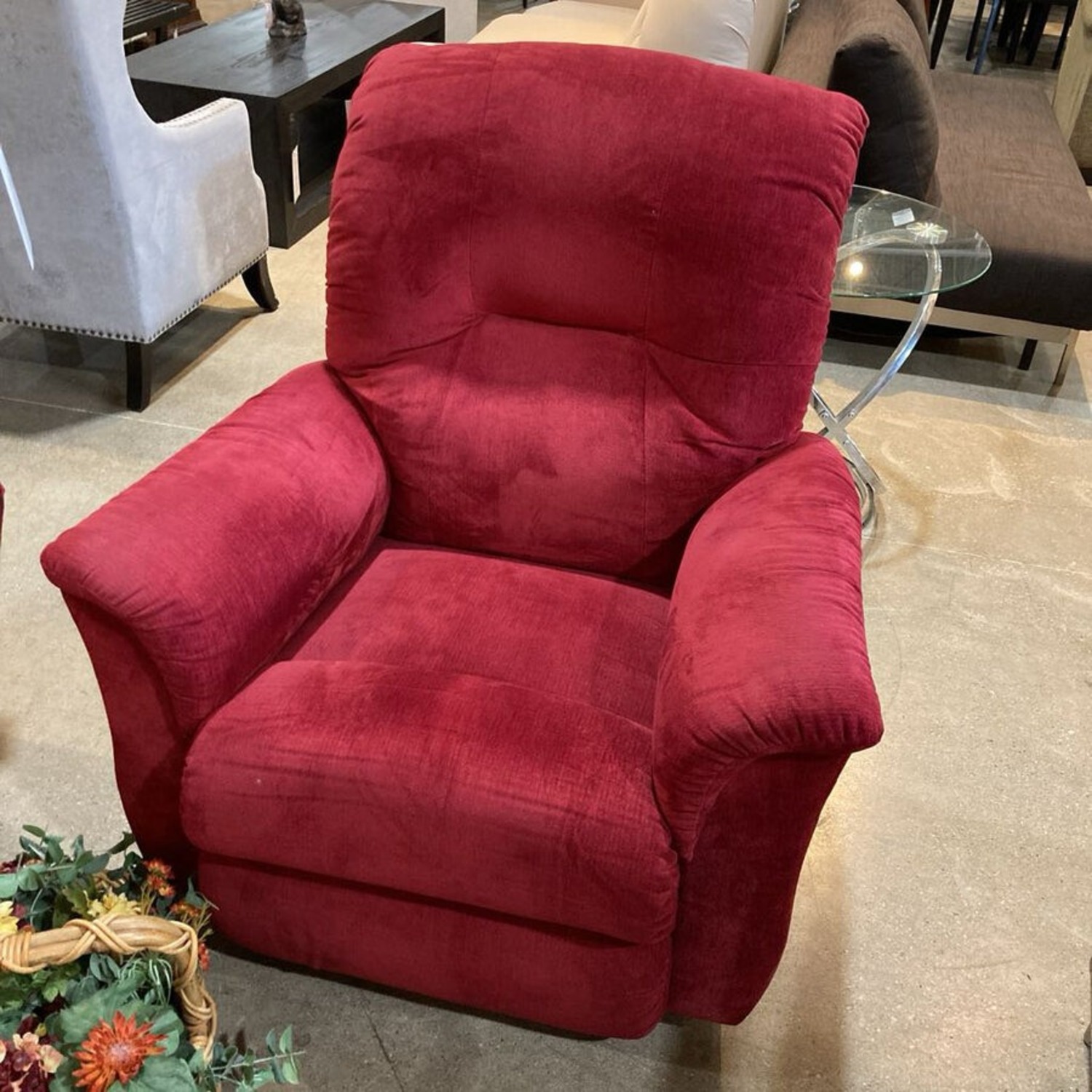 La-Z-Boy Plush Fabric Manual Recliner - image-2