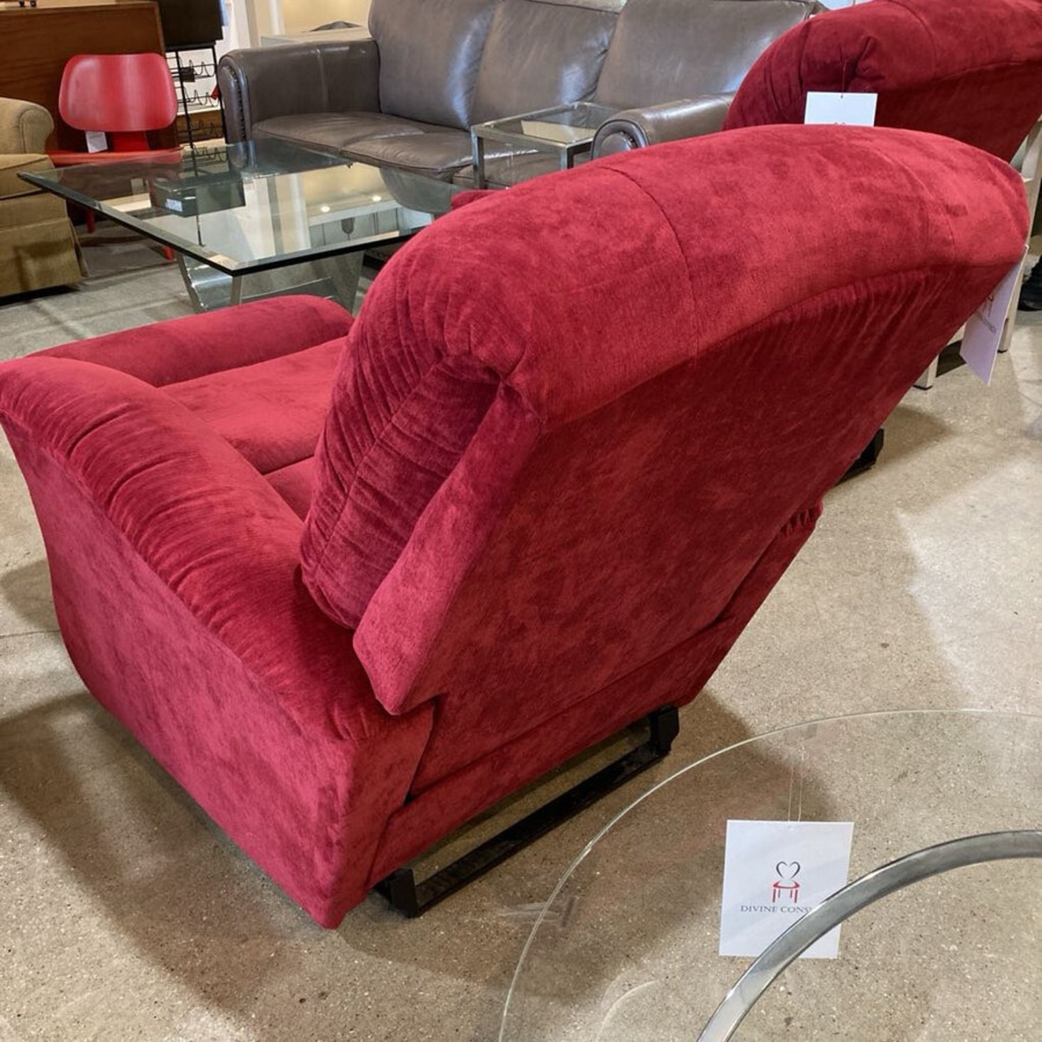 La-Z-Boy Plush Fabric Manual Recliner - image-9