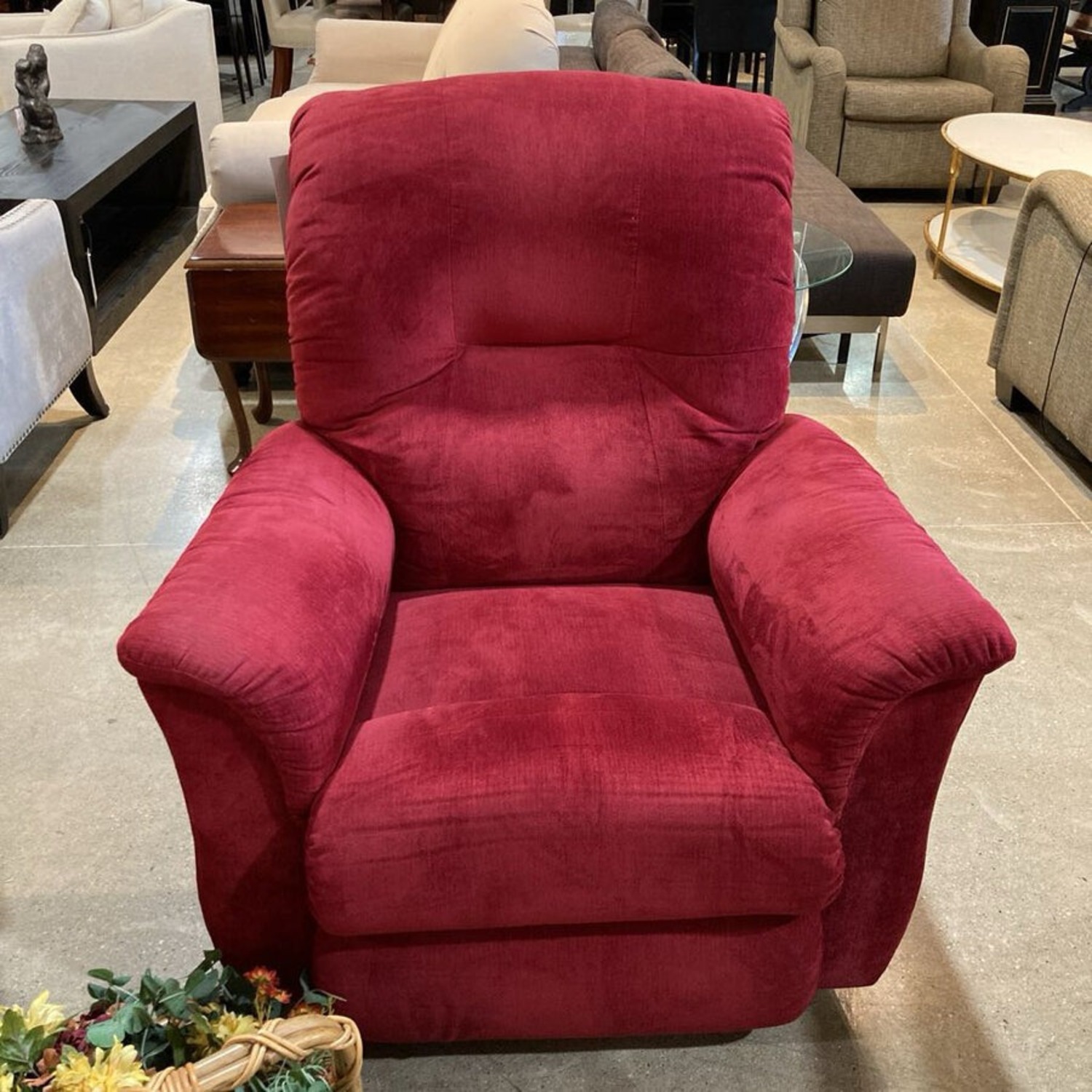 La-Z-Boy Plush Fabric Manual Recliner - image-3