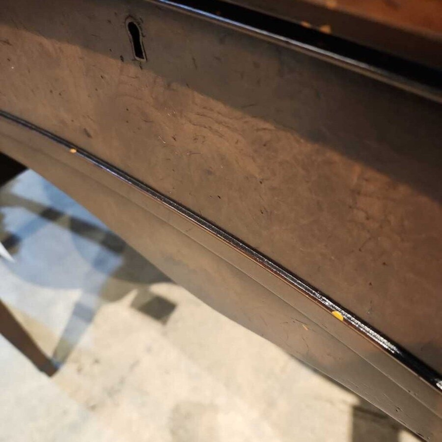 Traditional Marble Top Serpentine 5-Drawer Buffet - image-11