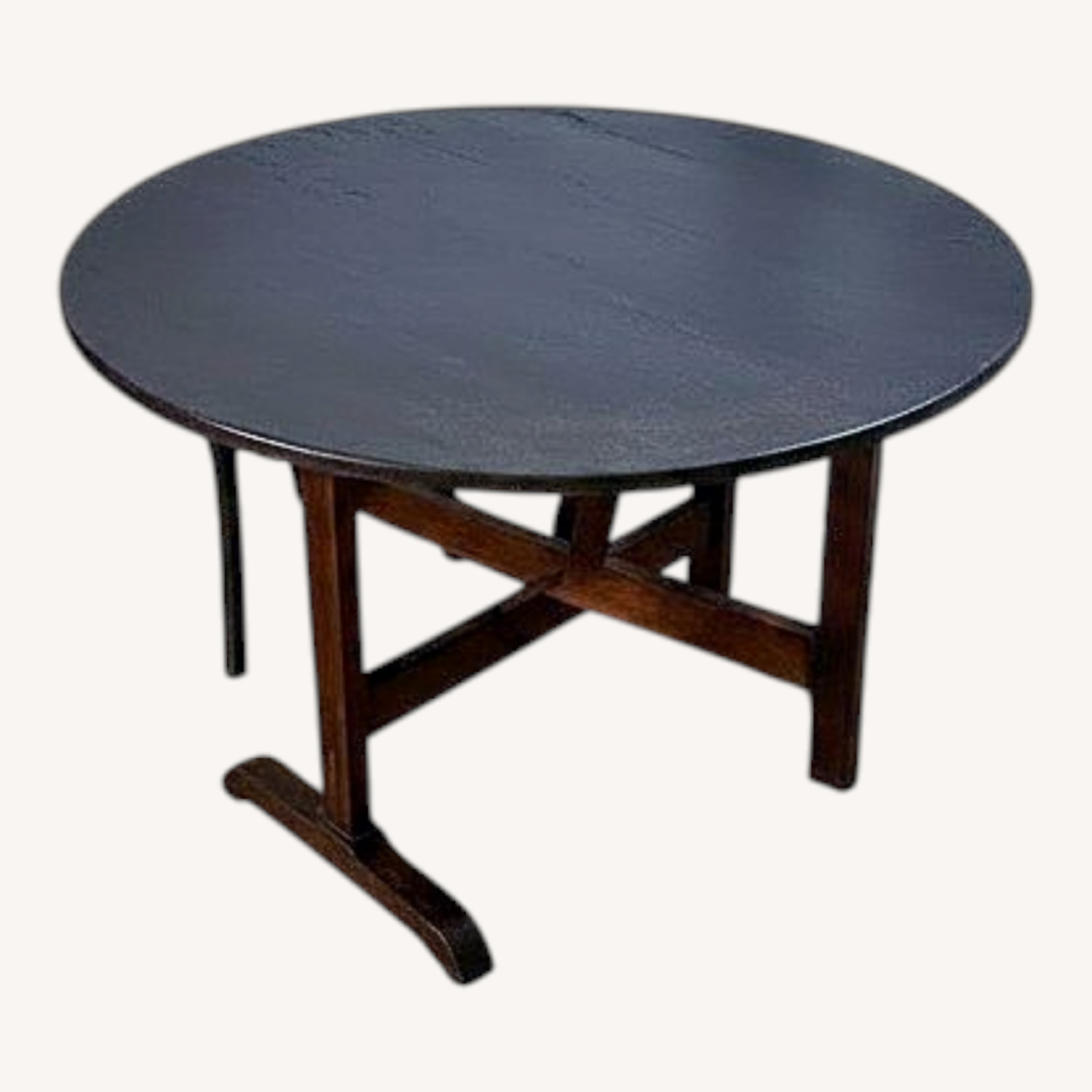 Antique French Tilt-Top Wine Tasting Table - image-0