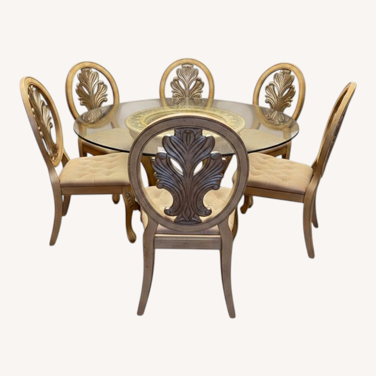 Dining Table With 6 Chairs - image-0