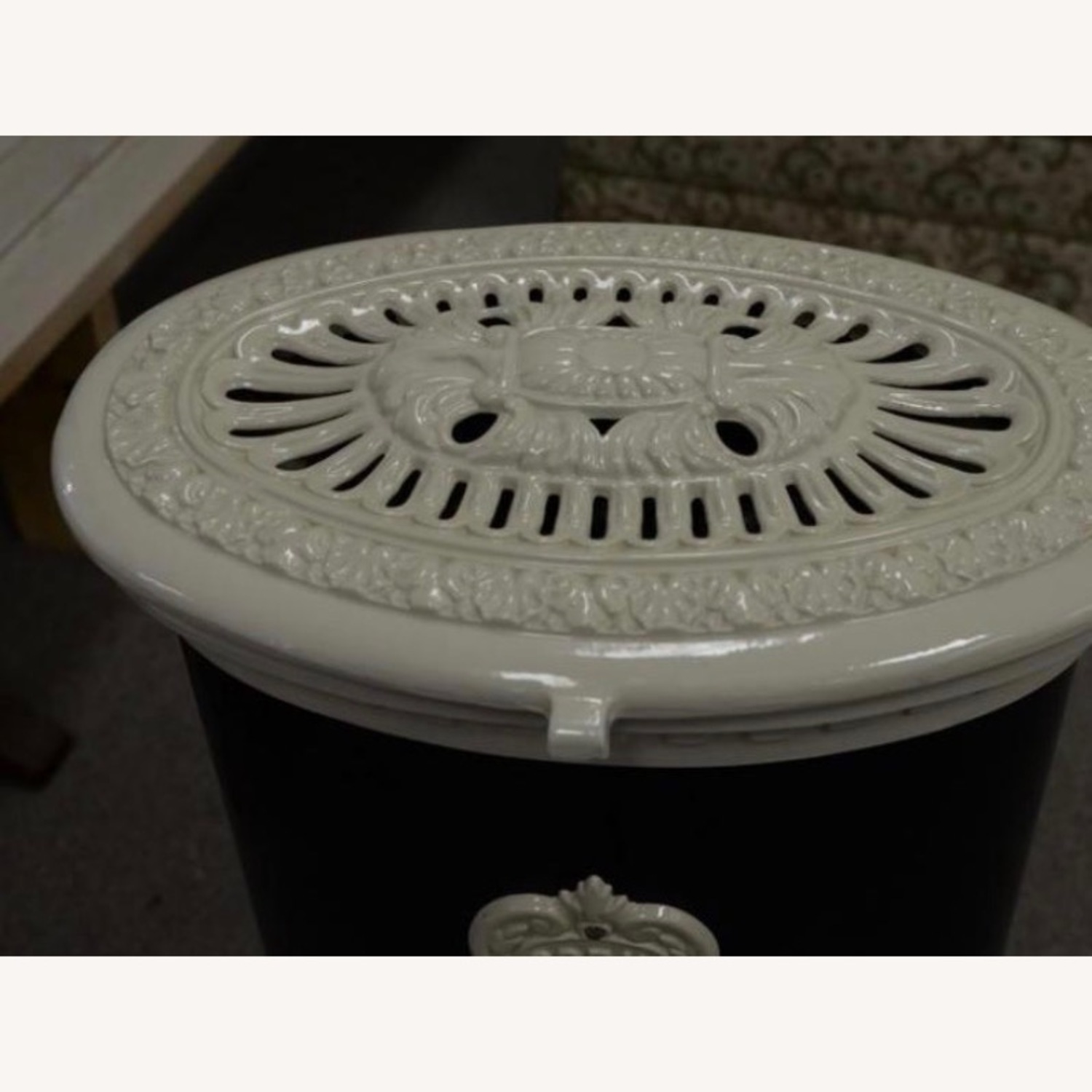 French Godin Cast Iron Wood Burning Stove - image-4