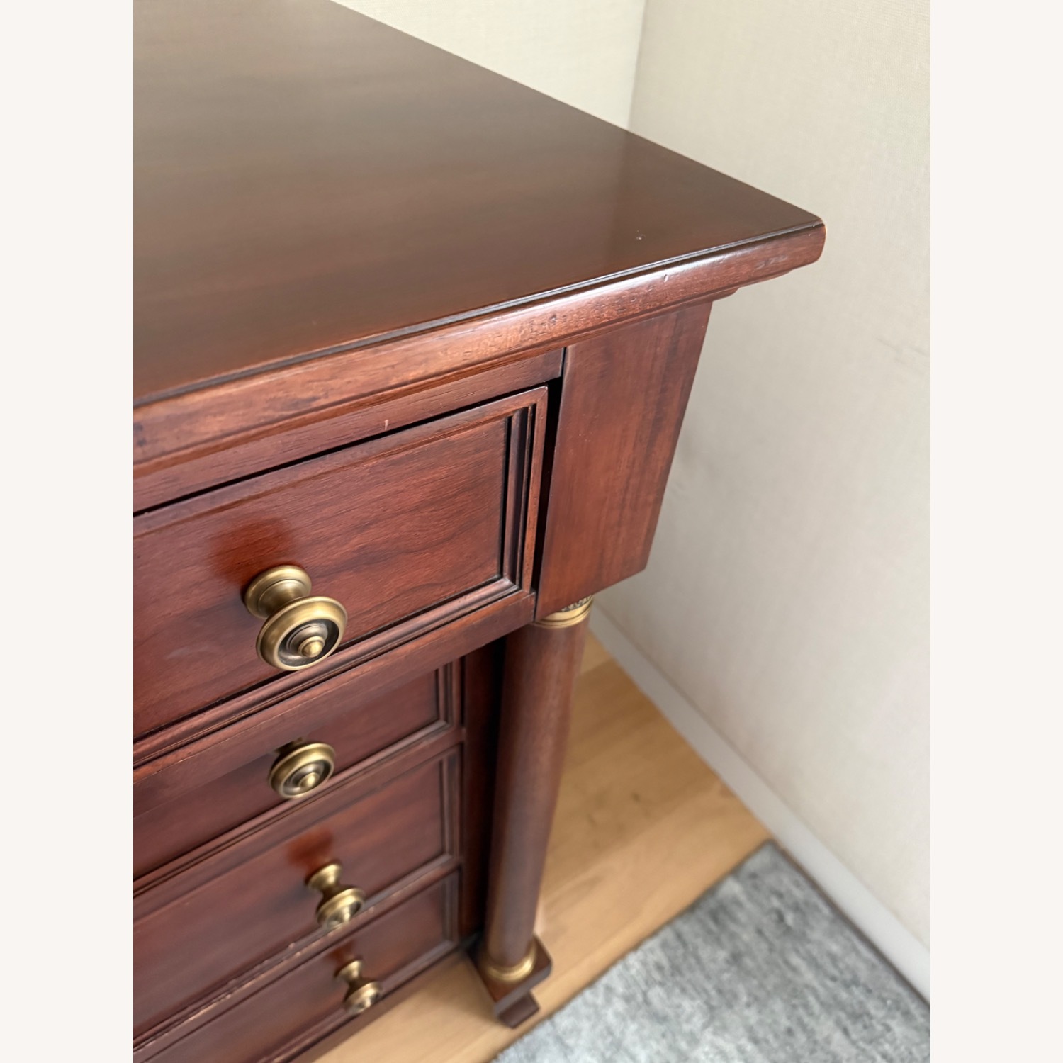 Bernhardt Design 8 drawer Dark Brown Wood Dresser - image-3