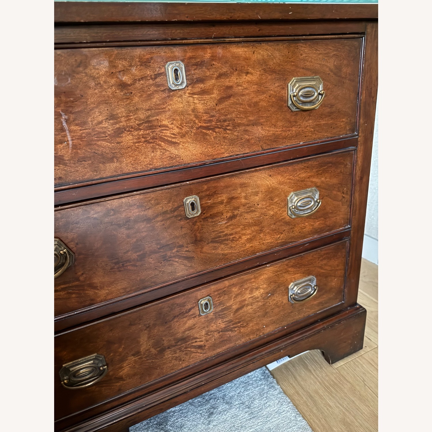 18th Century English Walnut Bachelors Chest - image-2