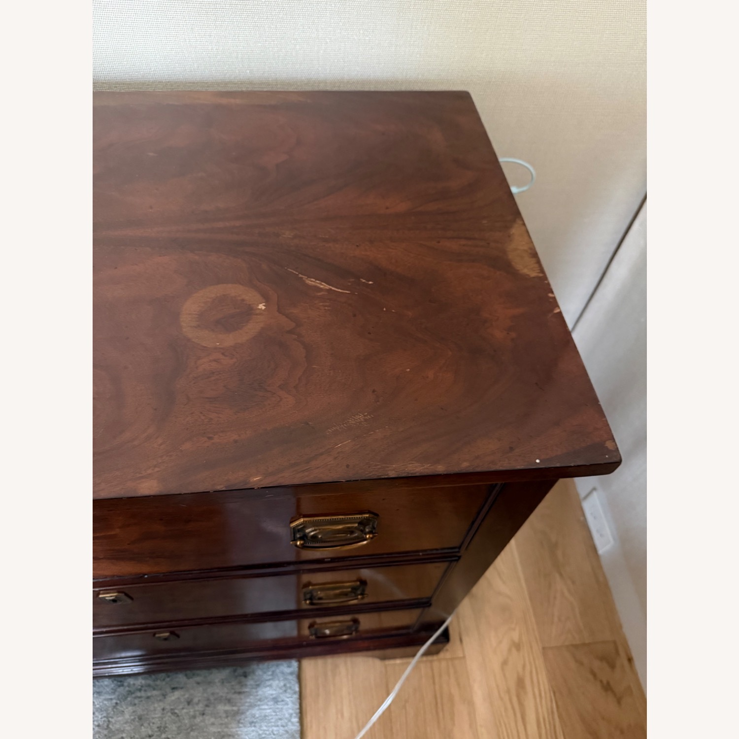 18th Century English Walnut Bachelors Chest - image-3