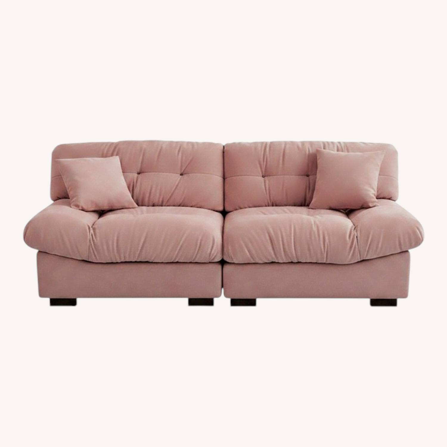 89" Oversized Deep Sectional Couch - image-0