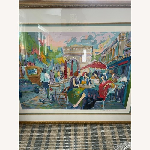 Used Cafe Scene Art for sale on AptDeco