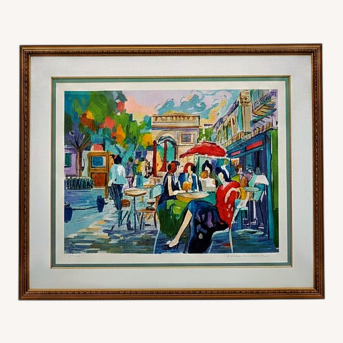 Used Cafe Scene Art for sale on AptDeco