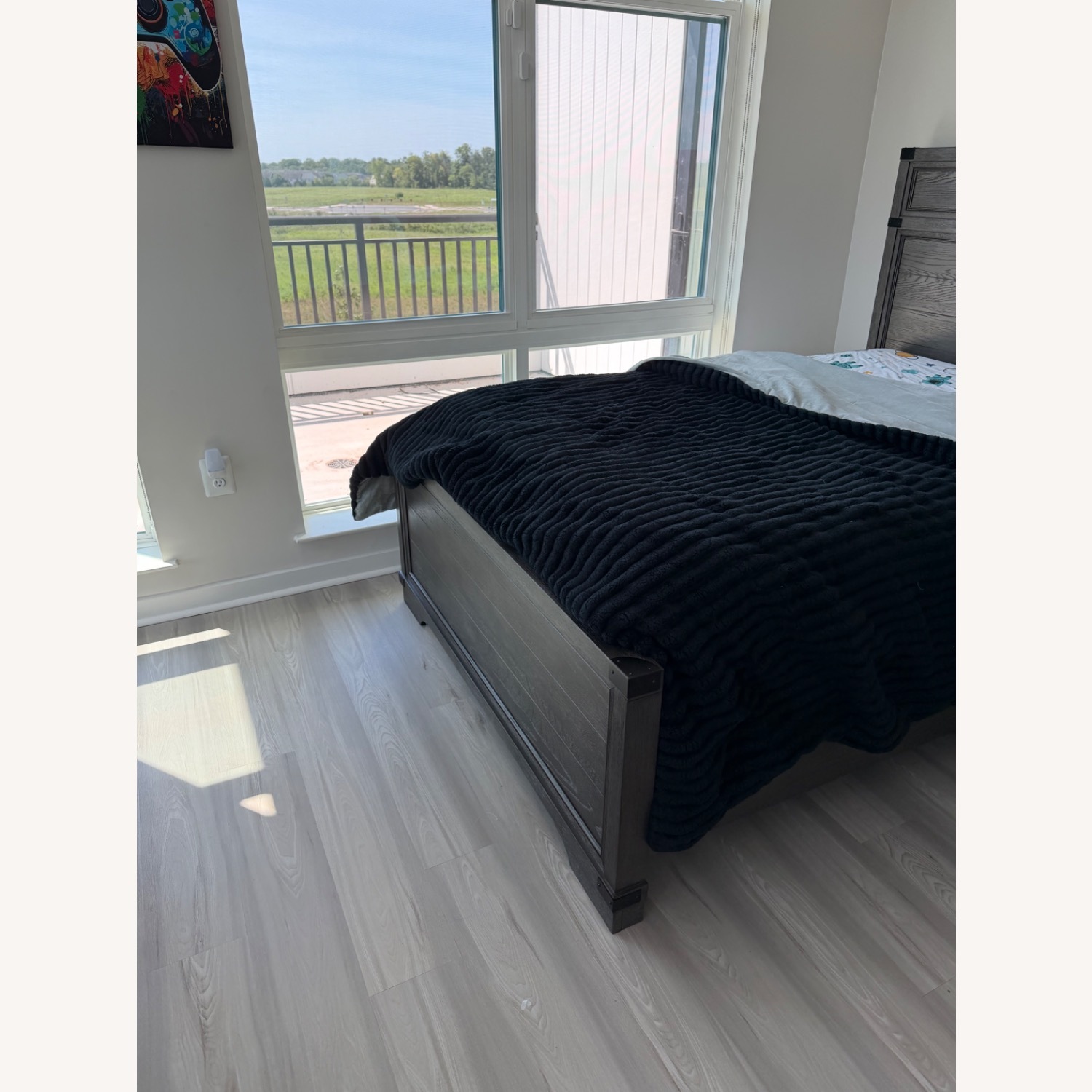 Dark Gray Full Bed - image-3