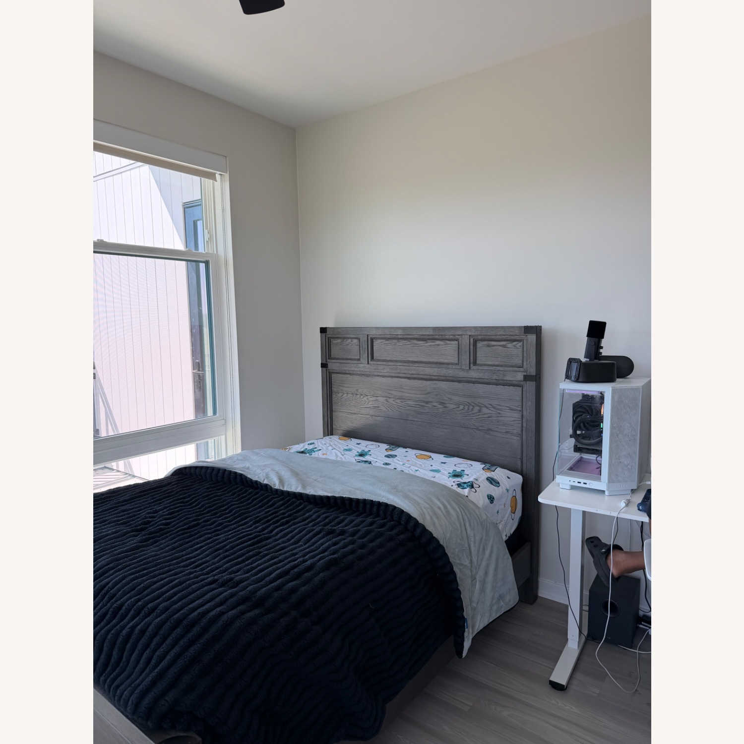 Dark Gray Full Bed - image-2