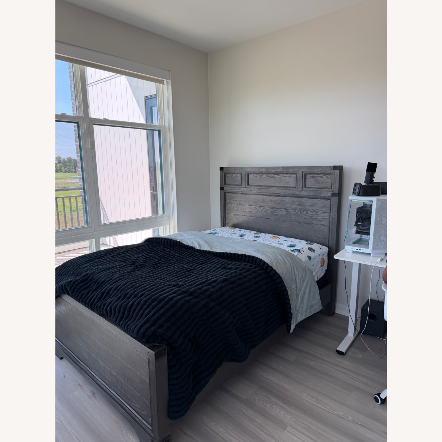 Dark Gray Full Bed - image-4