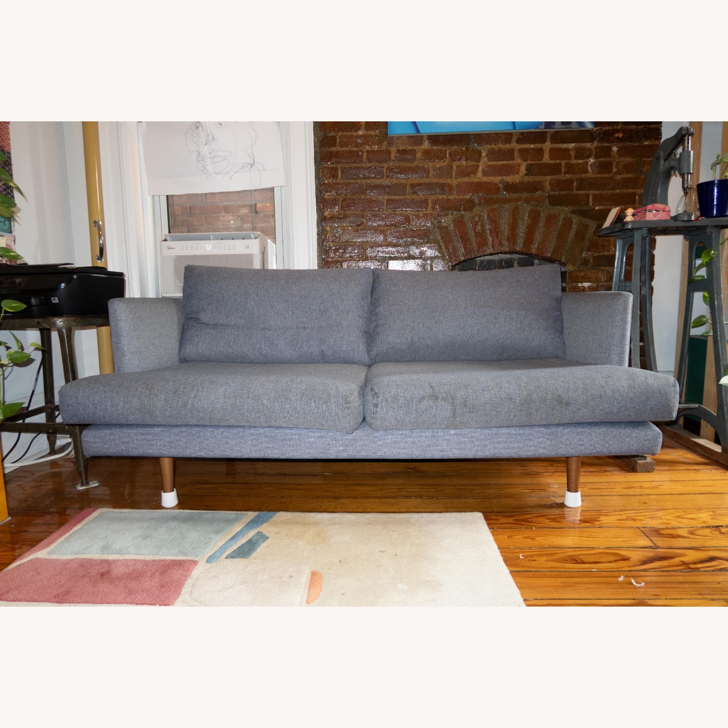 Article Burrard Blue Fabric 2 Seater Sofa - image-2