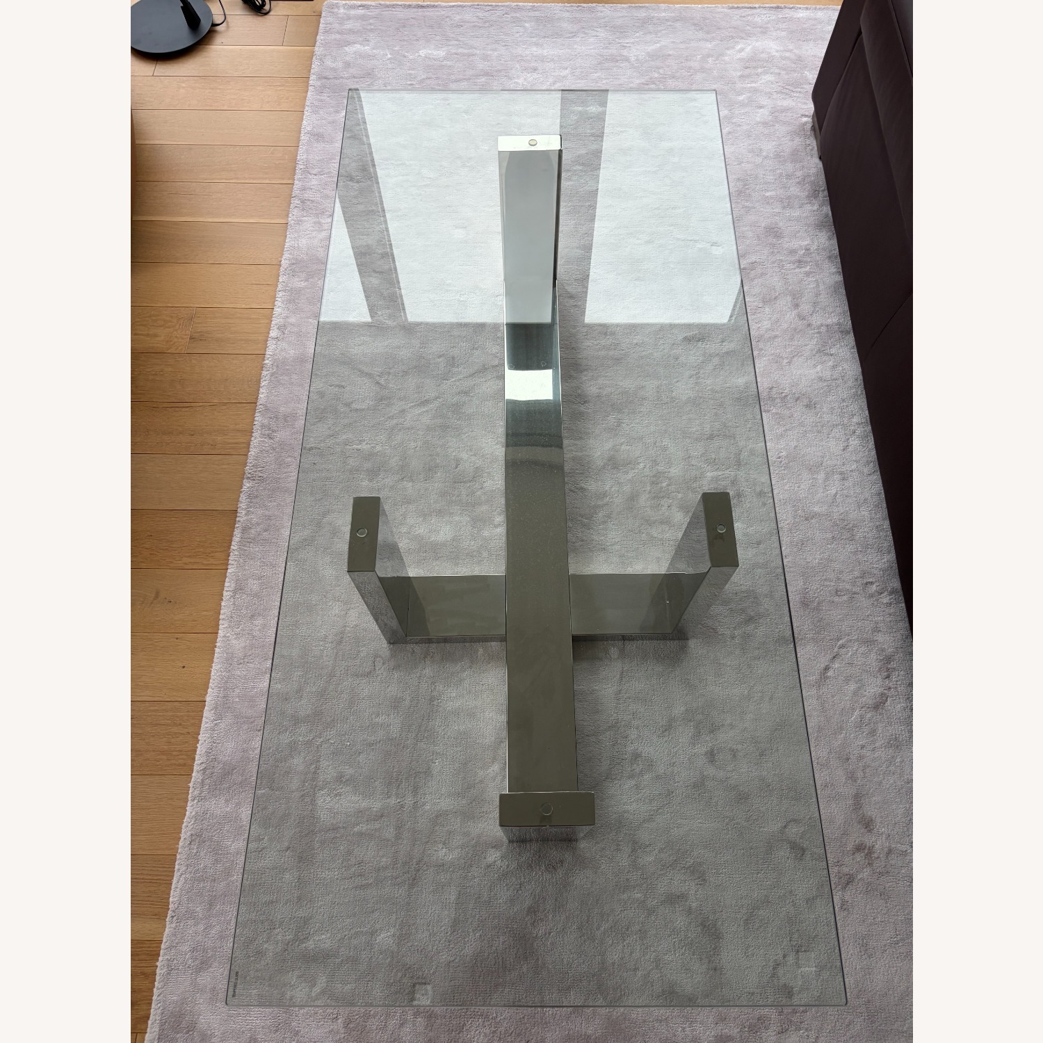 France and Son Transparent Glass Coffee Table - image-2