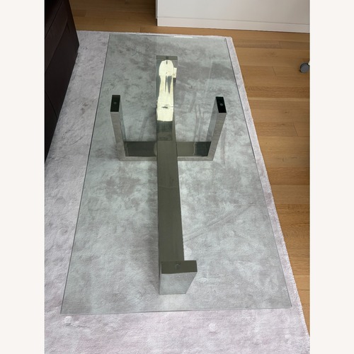 Used France and Son Transparent Glass Coffee Table for sale on AptDeco