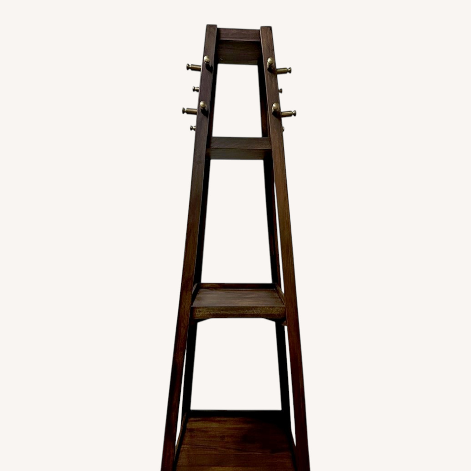 Crate & Barrel Freestanding Wooden Coat Stand - image-0