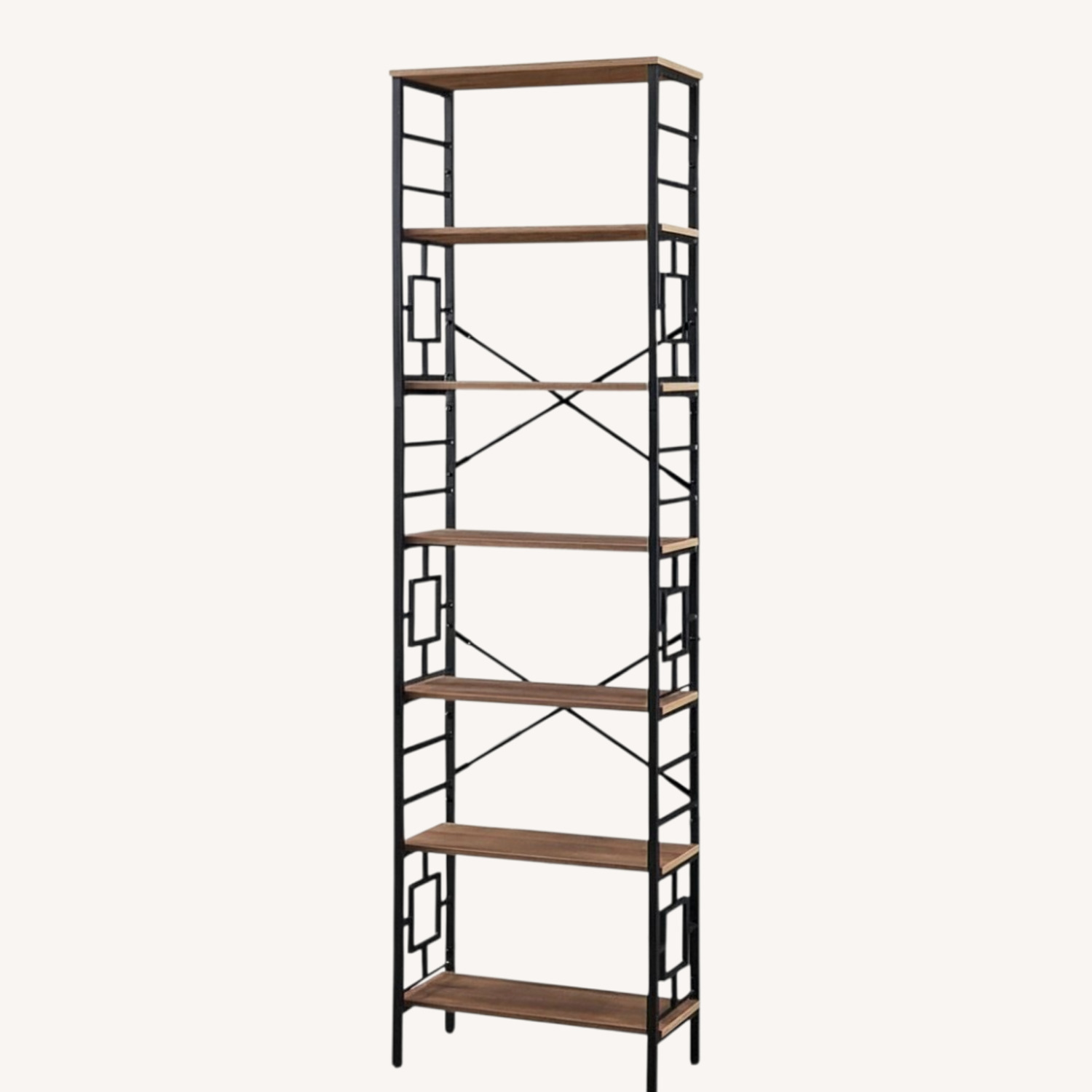 HOMISSUE Tall 84 Inch Industrial Bookshelf - image-0