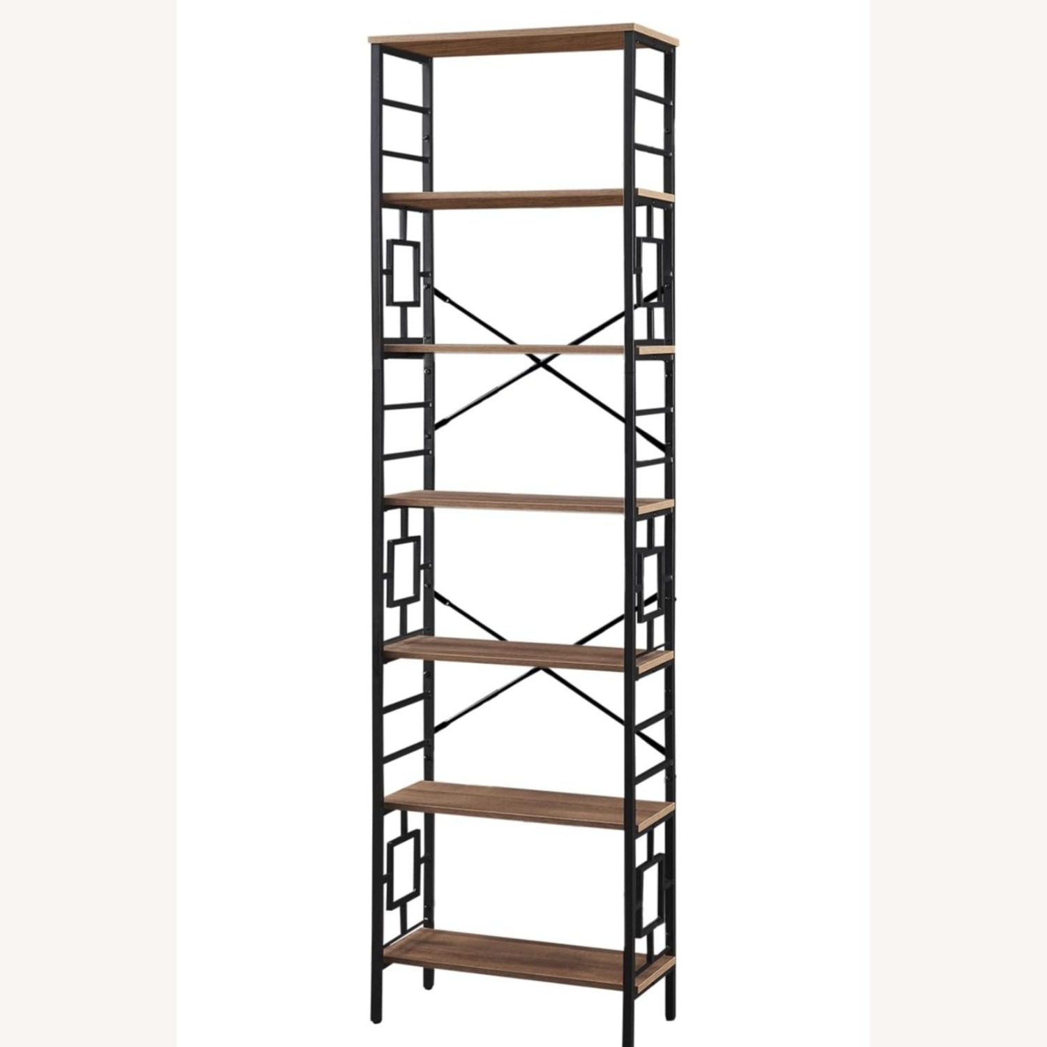 HOMISSUE Tall 84 Inch Industrial Bookshelf - image-1