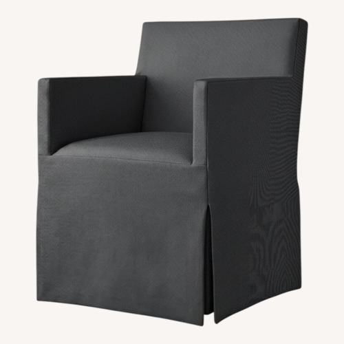 Used Pair of Restoration Hardware Ellison Track Arm Skirted Dining Chairs for sale on AptDeco