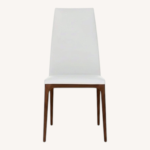Used Cattelan Italia Arcadia White Wood Dining Chair for sale on AptDeco