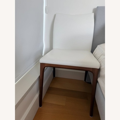 Used Cattelan Italia Arcadia White Wood Dining Chair for sale on AptDeco