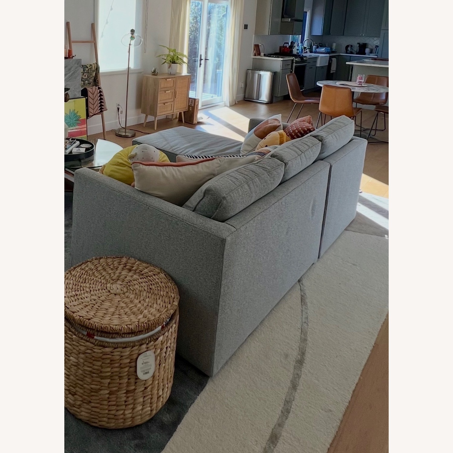 West Elm Sleeper Sectional with Storage - image-2