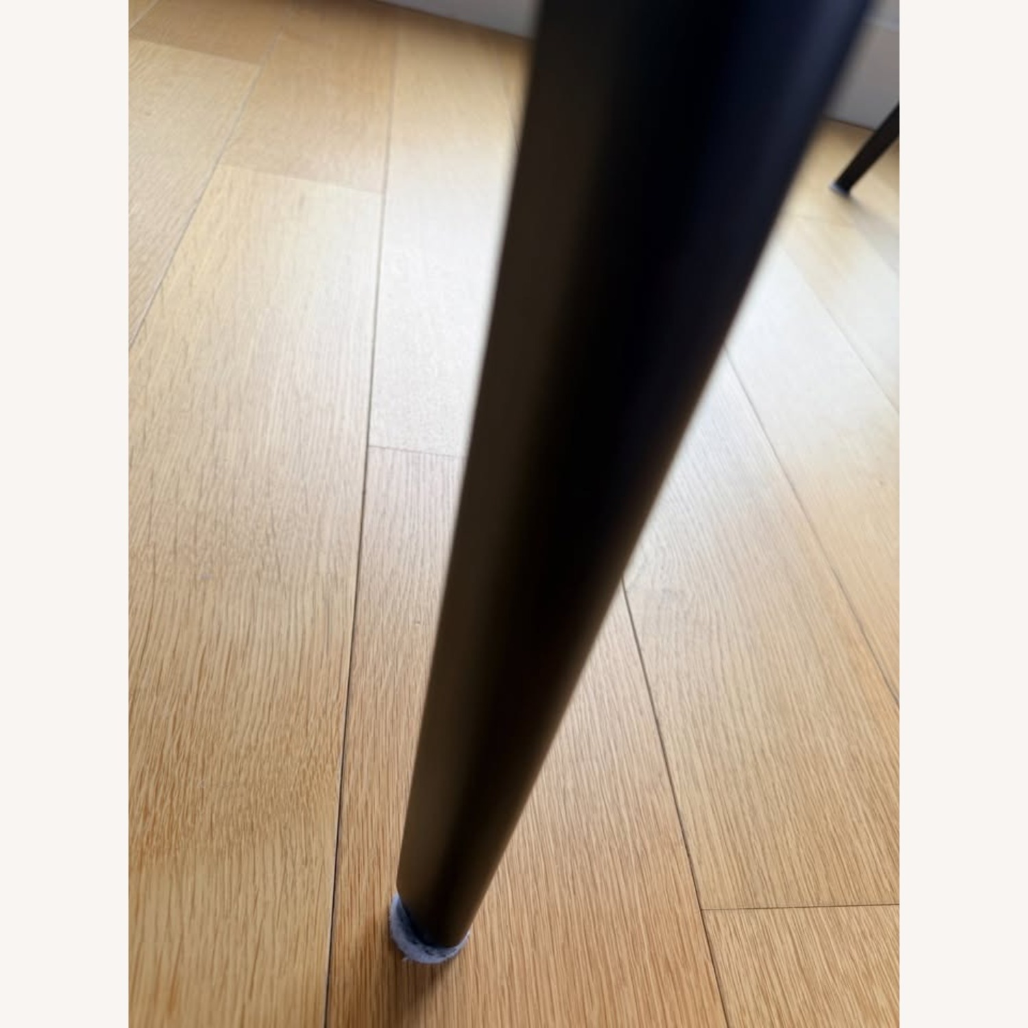 Calligaris Light Gray Leather Dining Chair - image-3