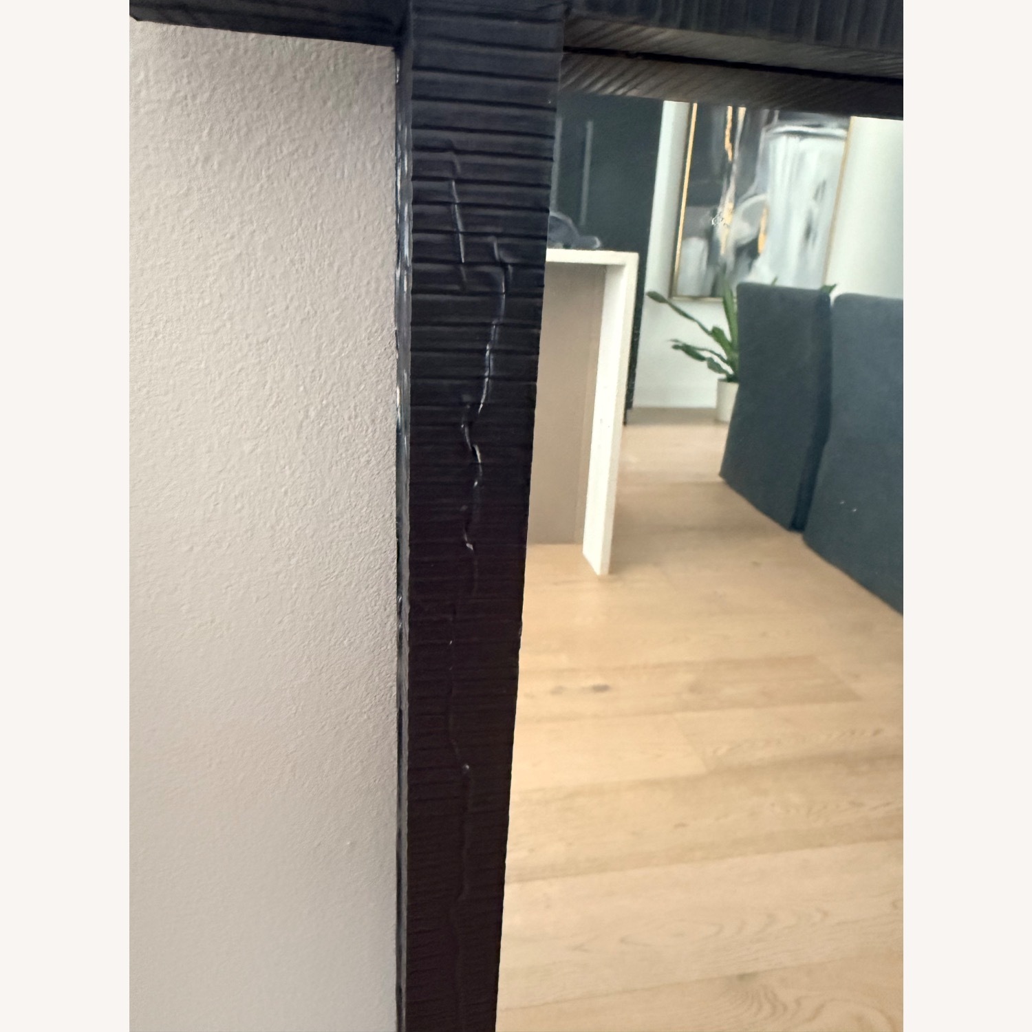 Restoration Hardware Ribbed Cross-Corner Mirror - image-3