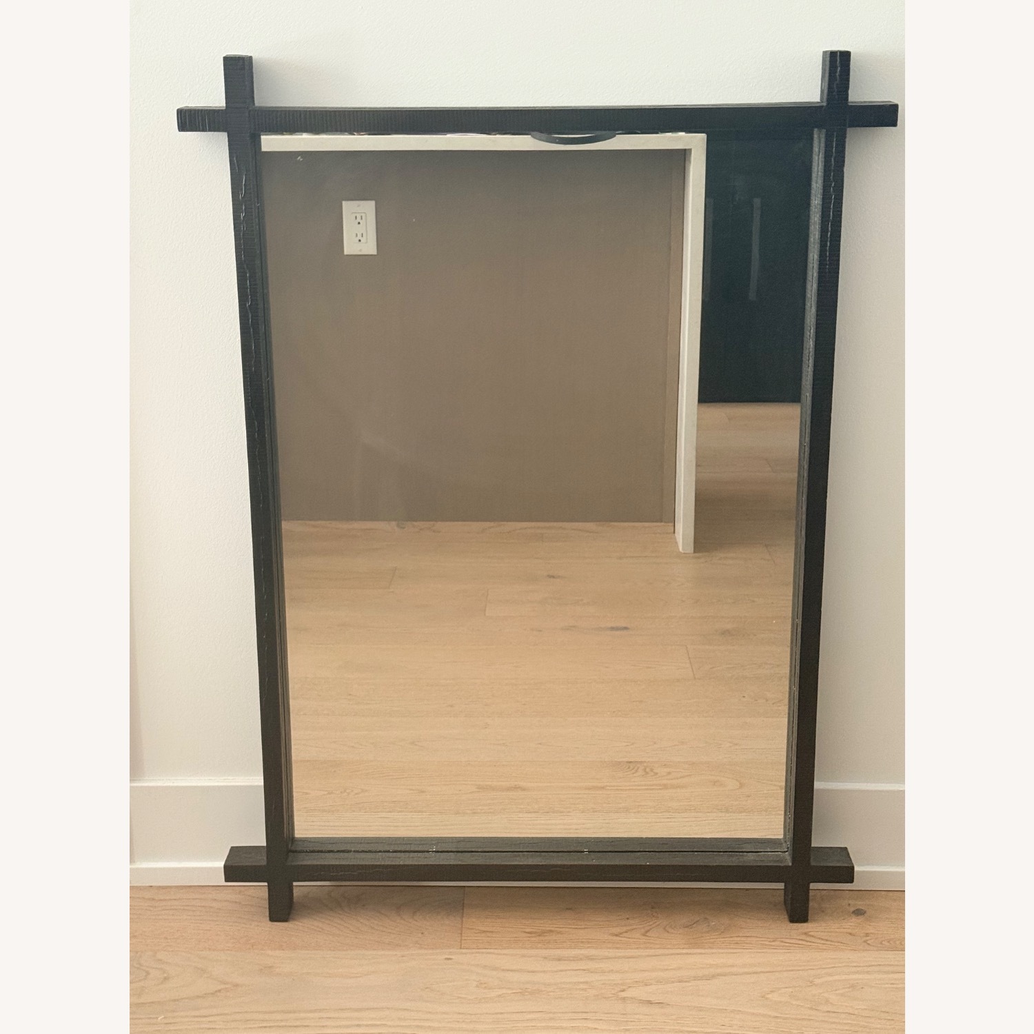 Restoration Hardware Ribbed Cross-Corner Mirror - image-1