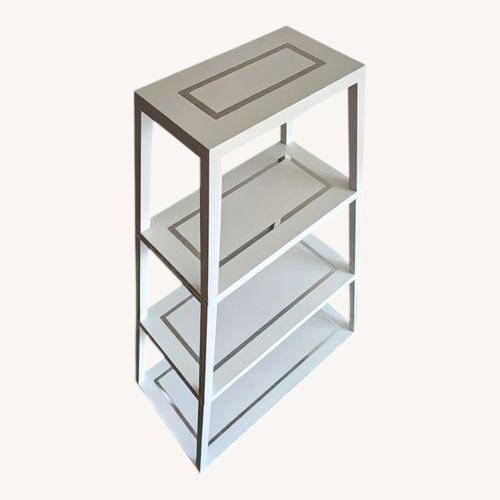 Used Jonathan Adler 4 Tiered Pyramid Shelves for sale on AptDeco
