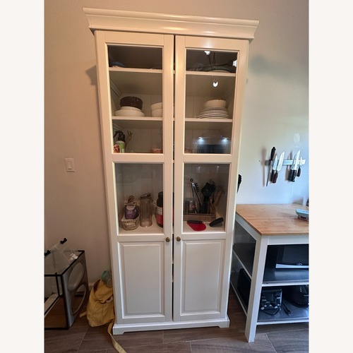 Used IKEA Havsta Storage W Glass Doors for sale on AptDeco