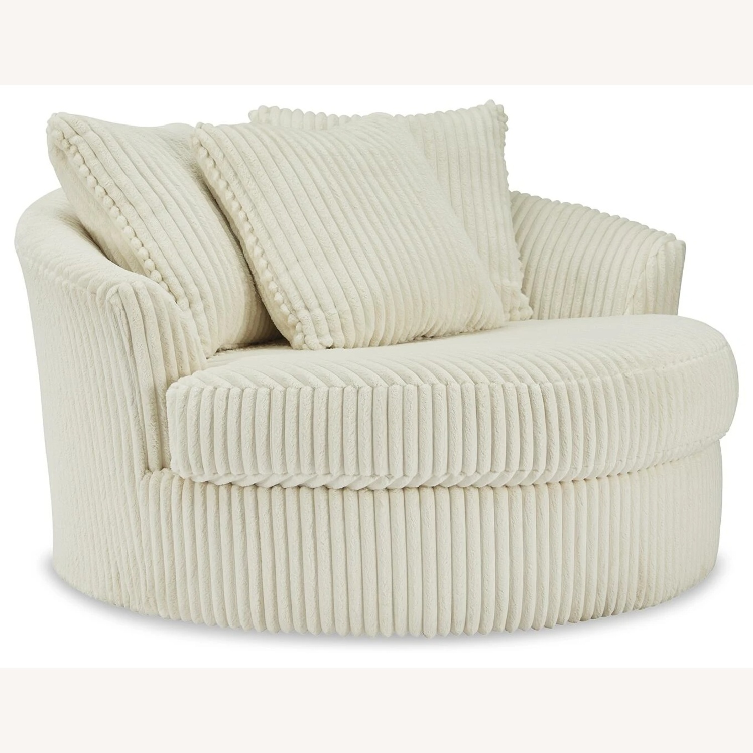 Lindyn Oversized Swivel Accent Chair - image-5