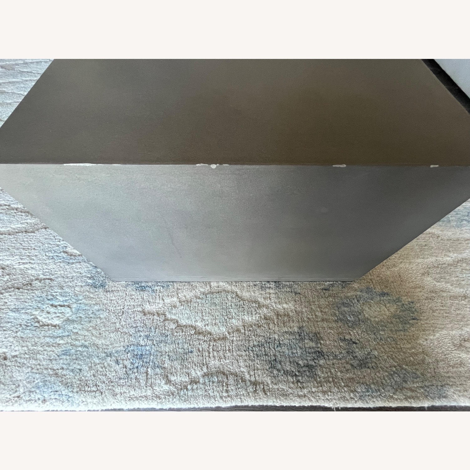 West Elm Industrial Concrete Rectangle Coffee Table - image-4