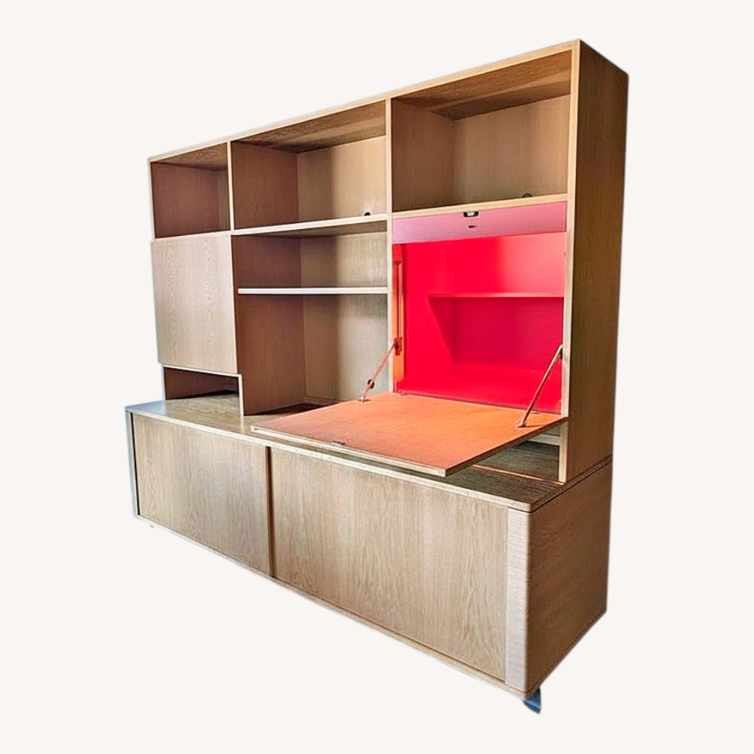 Danish MCM Tambour Credenza by Niels Koefed - image-0
