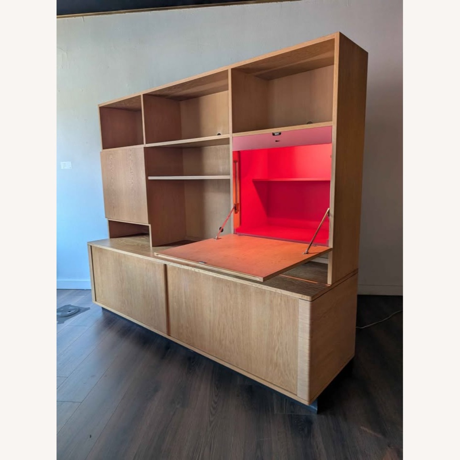 Danish MCM Tambour Credenza by Niels Koefed - image-1