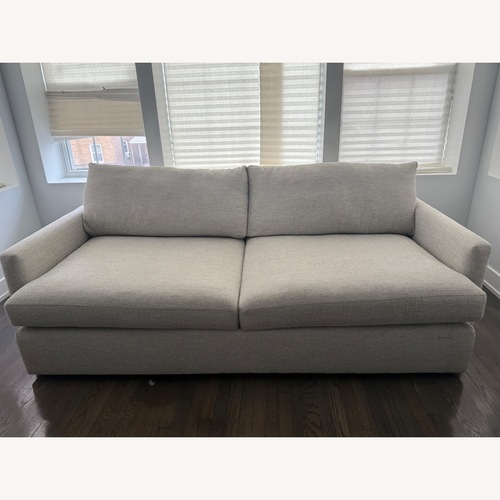 Used Crate & Barrel Lounge Deep Sofa 93" Cement for sale on AptDeco