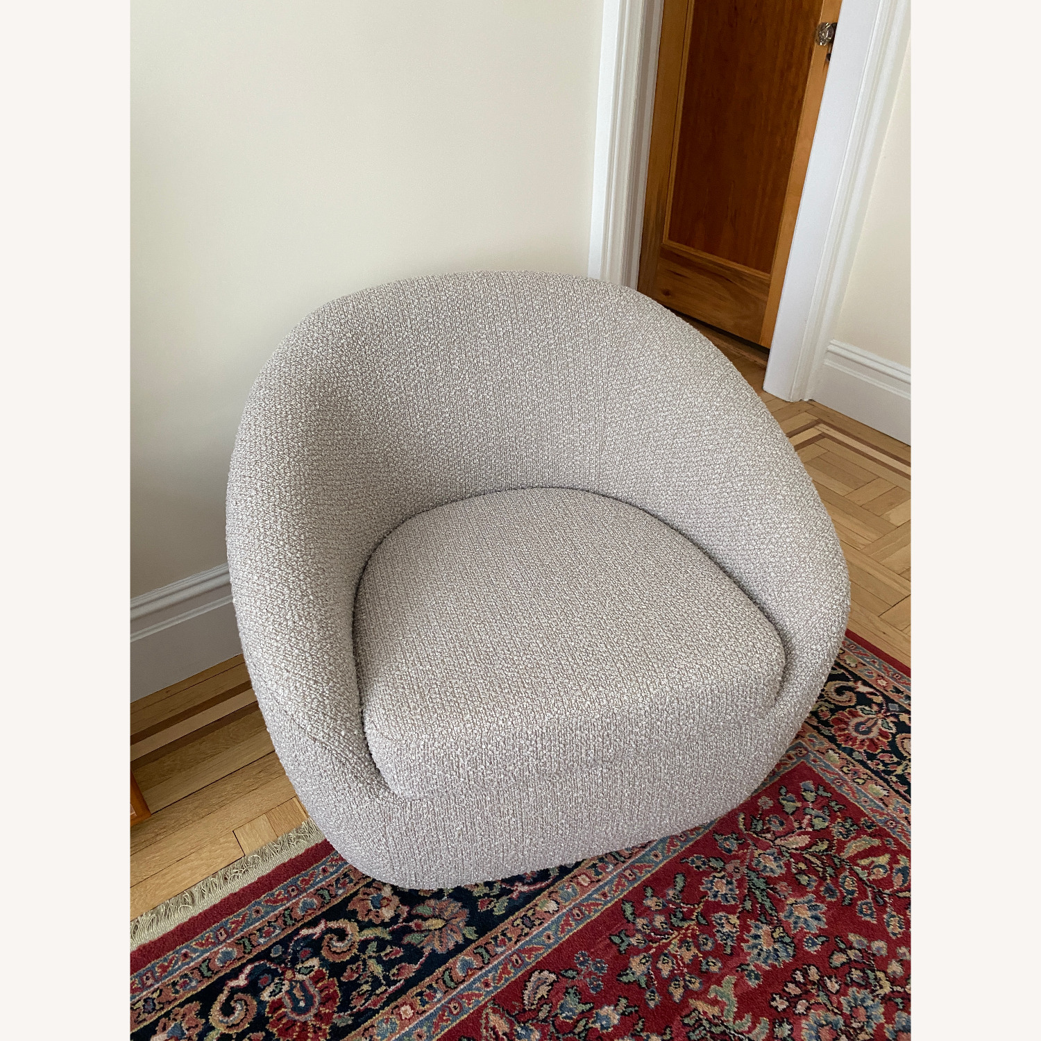 AllModern Stargazer Bouclé Accent Chair - image-5