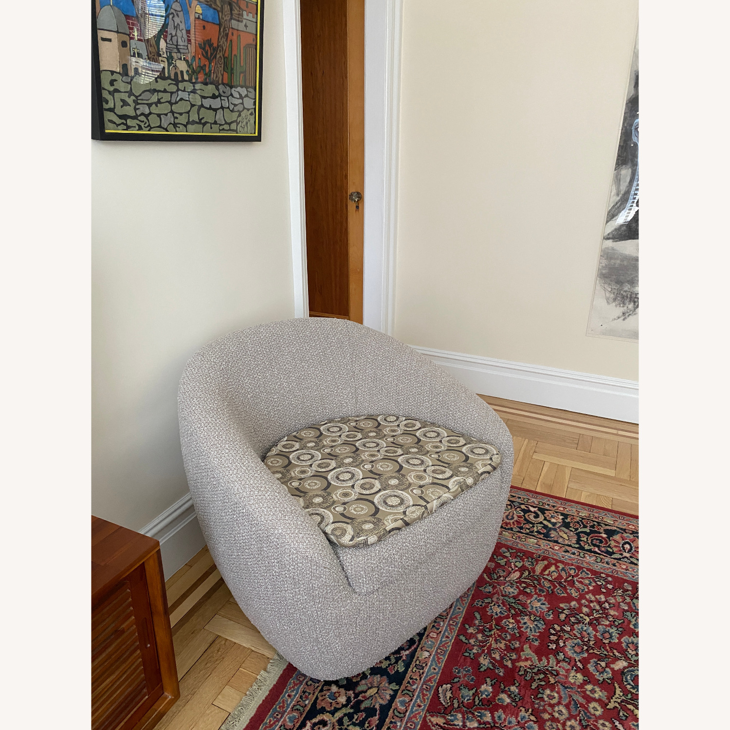 AllModern Stargazer Bouclé Accent Chair - image-2