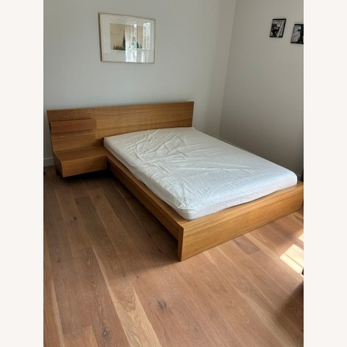 Used IKEA Full Bed with one Attached Nightstand for sale on AptDeco
