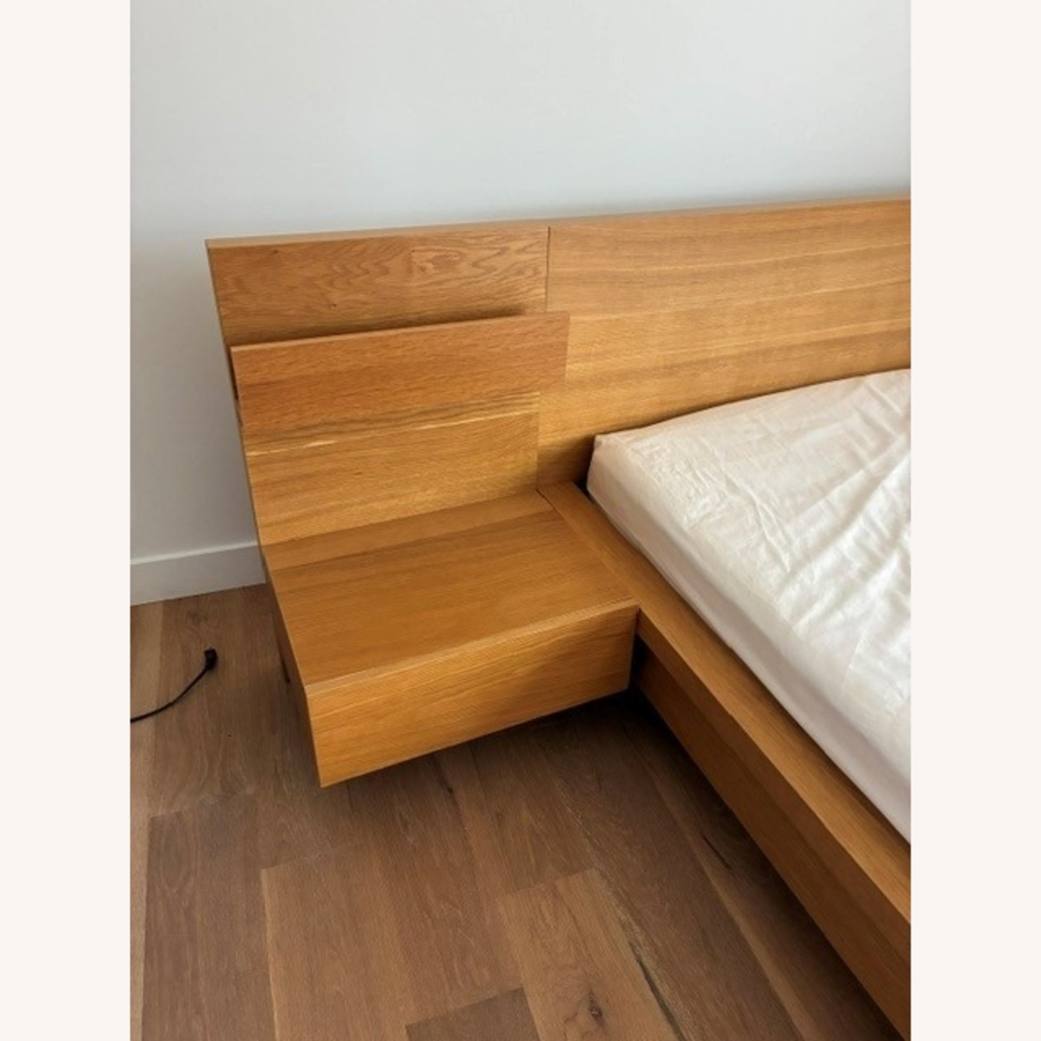 IKEA Full Bed with one Attached Nightstand - image-2