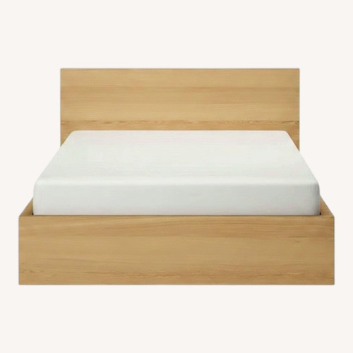 Used IKEA Full Bed with one Attached Nightstand for sale on AptDeco