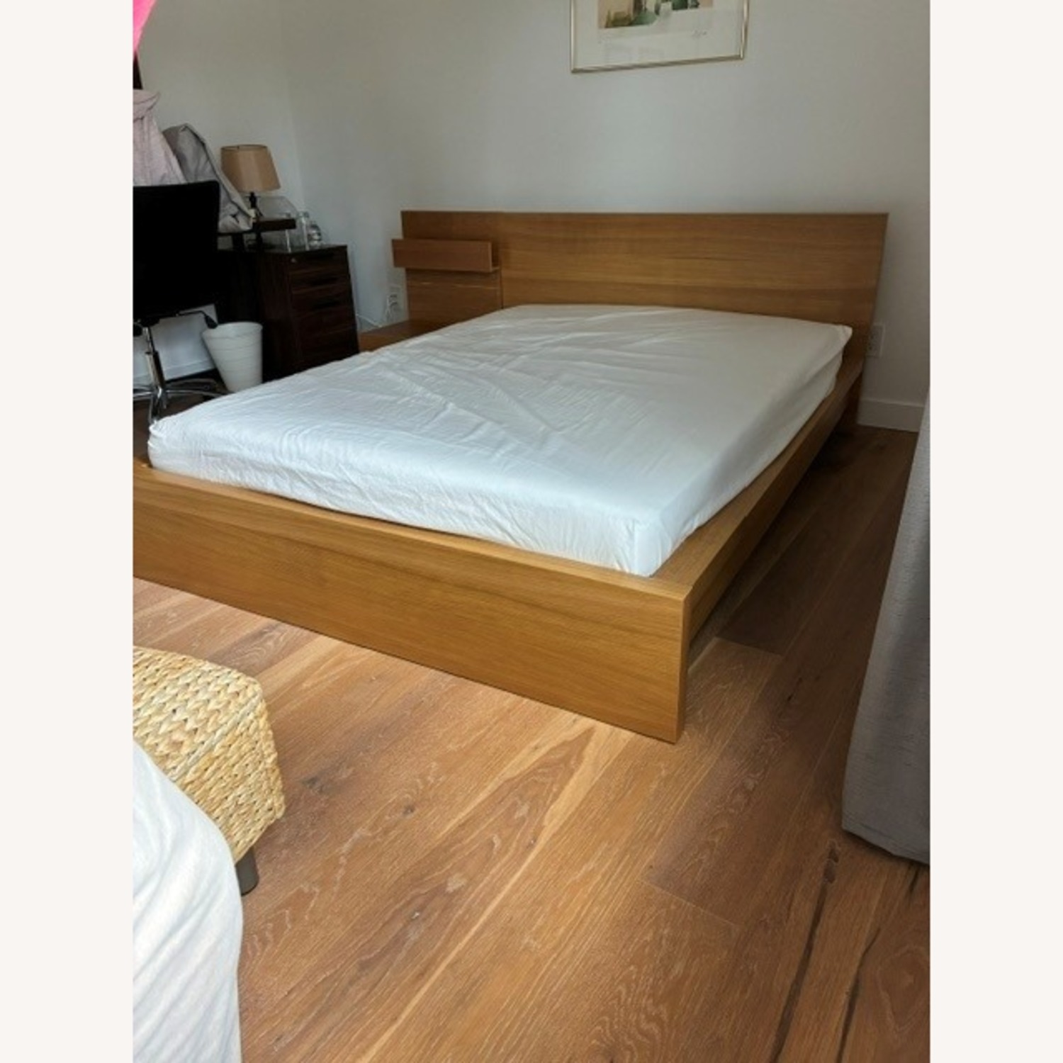 IKEA Full Bed with one Attached Nightstand - image-3