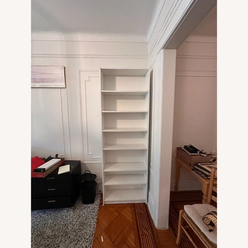 Used IKEA BILLY White Wood Bookcase for sale on AptDeco