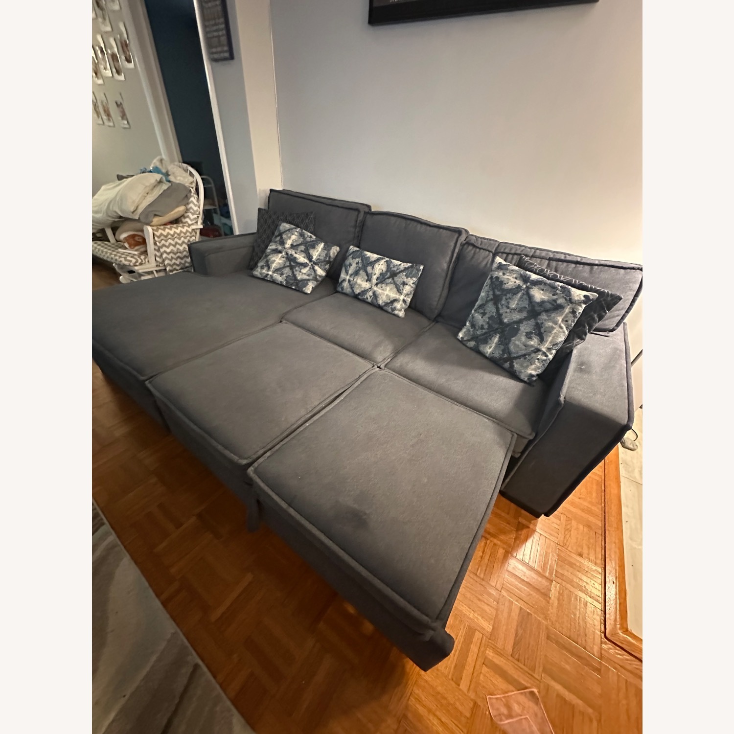 Bob's Discount Furniture Playscape Denim Pullout Sleeper  - image-9