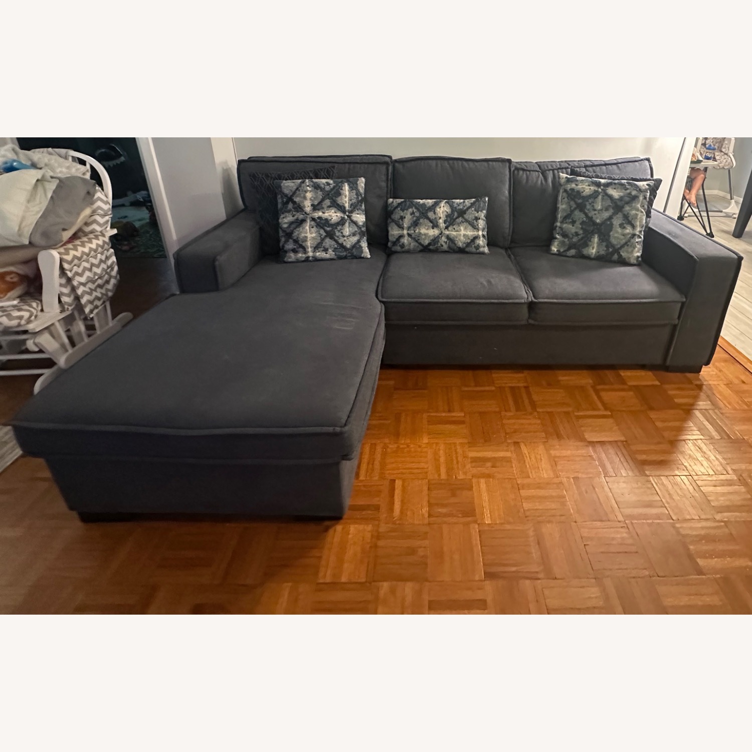 Bob's Discount Furniture Playscape Denim Pullout Sleeper  - image-1